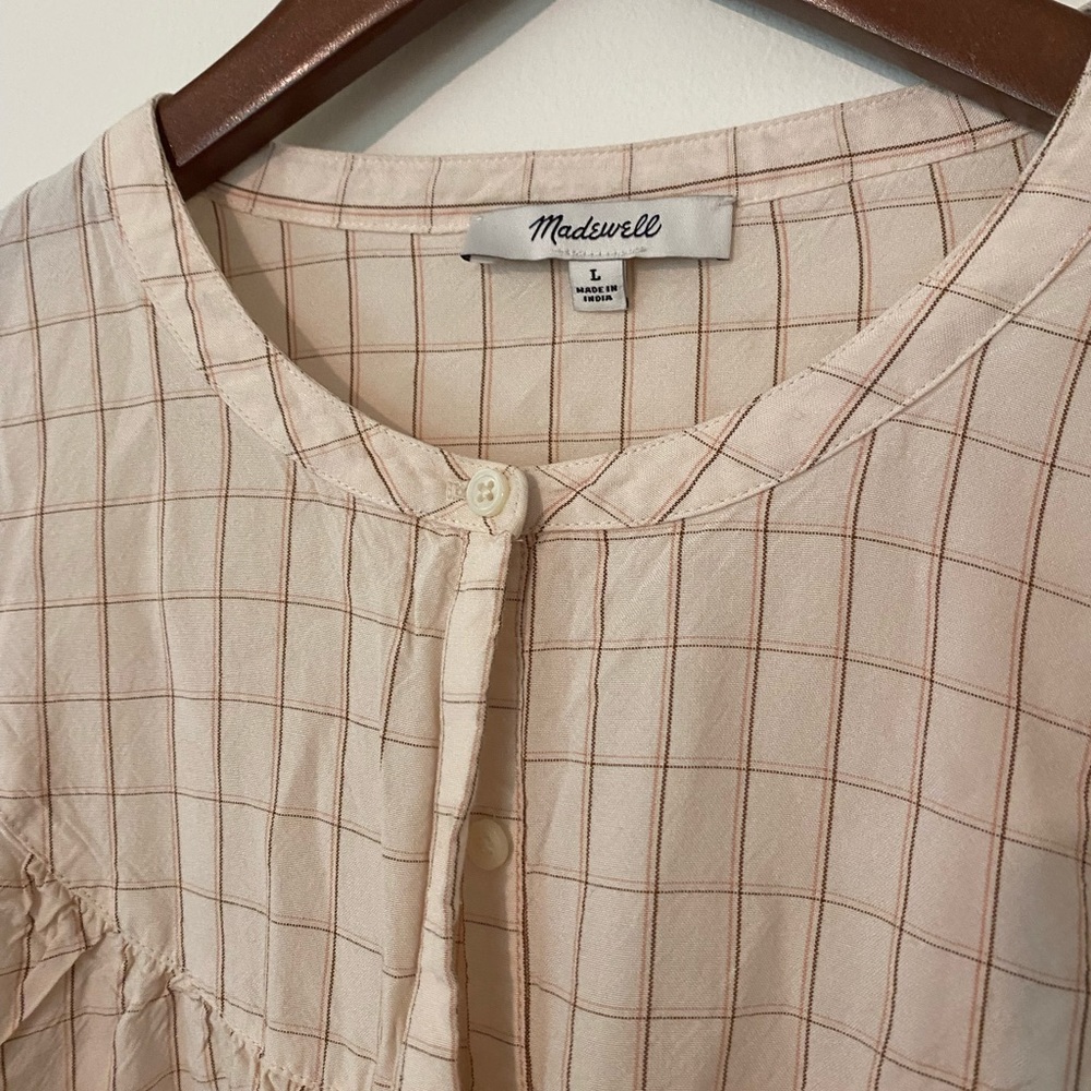 Madewell Button Down Patterned Blouse - image 2
